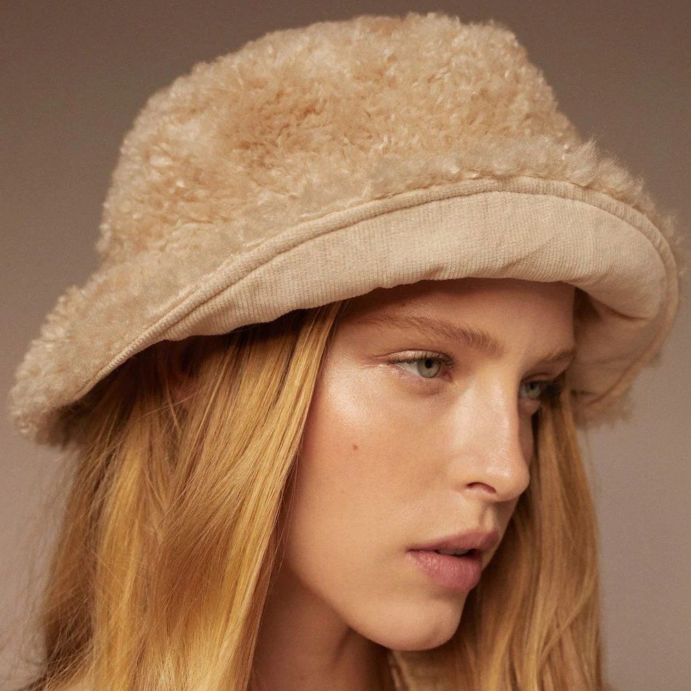 Mango Reversible bucket hat